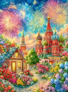KAYOU | Castle Paint By Numbers Wall Decor Artwork Landscape Number Painting Acrylic Paints Decorative Paintings Gift for Friend