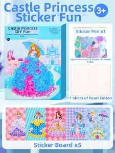 JIEXI | Educational DIY Dress-up Quiet Book Toy for Girls