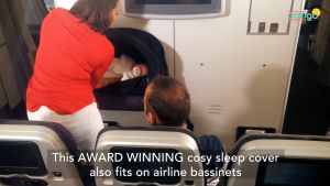 CoziGo - Universal Sleep and Sun Cover for Airline Bassinets and Strollers