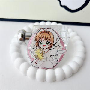 ขาตั้งโทรศัพท์แบบมีแม่เหล็กแรงดูด MagSafe ที่ปรับได้พร้อมอุปกรณ์เสริมสัตว์การ์ตูนน่ารักสำหรับโทรศัพท์มือถือ Android Apple