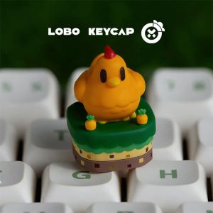 52TOYS | Cartoon Stardew Valley Series Chicken Image Role Personalized Mechanical Keyboard Decoration Esc Keycap Game Periphery Fun Gifts