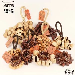 Drei Shell Bell Hand Bell Fruit Rattle Sound Therapy Accompaniment Sleeping Aid Instrument Western Musical Instruments