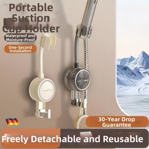 Adjustable No-Drill Shower Head Holder