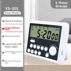 Multi-Alarm Vibrating Timer Clock