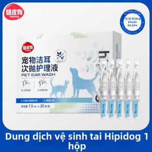 hipidog | Dung Dịch Làm Sạch Tai Chống Rận Tai Cho Thú Cưng
