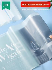 Extra Thick Silicone Plastic Book Cover Protective Jacket for Bibles And Novels Transparent Frosted A4 Size School Supplies