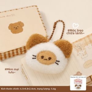 LONGKUI | Chú Gấu Bông Chữa Lành Dễ Thương Đính Khóa