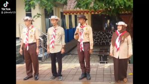 Topi Rimba Pramuka / Topi Loreng / Topi camping / Topi Pramuka Outdoor / Topi Scout