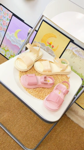 TinaHao Fashion Flat Bottom Little Princess Girls Soft Bottom Beach Sandals For Girls And Boys