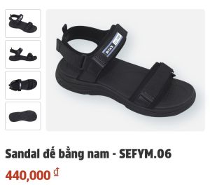 Sandal nam Bitas chính hãng SEFYM06