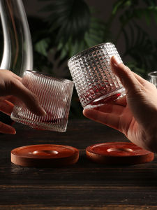 Creative Whiskey Glass Set Classic Single Malt Whisky Cups Nordic Style Bar Dining Restaurant Essential Glassware Collection