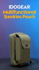 IDOGEAR Tactical Sundries Pouch MOLLE EDC Multi-function Recycling Utility Bag Micro Med Kit Tactical Pouch 35123