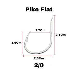 10pcs Kail Jigging Pike Hook Kualitas tinggi Slow jigging Pike Eceran Assist Hook Metal Jig