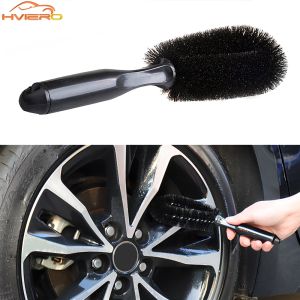 1/2X Car Wash Wheel Handtruck Motorcycle Soft Brim Hub Brush Rim Scrubber Tire Dust  Combination Set Cleaning Tools Accessories