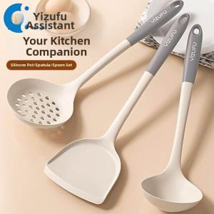 MENGMIAN | Silicon Non-Stick Pot Spatula