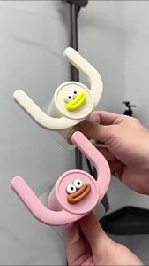 1PC Bathroom Slipper Hook  Wall-Mounted Paste Shoe Storage Rack No Punching Hanging Coat Hangers Nurm