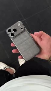 Original Large Window Heat Dissipation Translucent Case For iPhone 17 Air 16 15 13 12 11 Pro Max Plus Cooling Matte Clear Cover