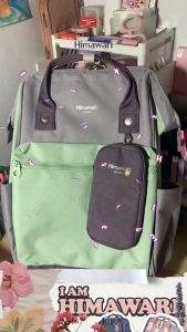 Himawari Yuri 14" Laptop Backpack for Womens Backpack (HM1027-10) -Orange/Pink/Lilac