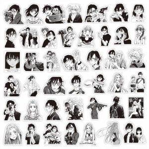 หนังสือบันทึกการ์ตูนญี่ปุ่น 140 แผ่น ปกโทรศัพท์มือถือลายสก็อตสีดำขาว บันทึกประจำวัน ลายเรซิน ลายฤดูร้อน ซีรีส์เรื่องใหม่