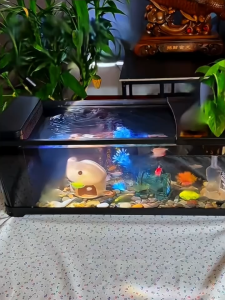 Greenpets Fish Tank Betta Tank Fish Aquarium Landscape Tank Accessories Fish Tank Mini Aquarium