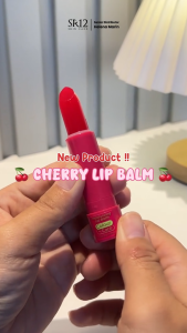 SR12 Cherry Lip Balm Moisturizing Lip Balm Colour Care Perona dan Pelembab Alami Bibir Merawat Bibir Kering dan Pecah-Pecah