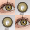 FUNSACHY 1pair New ARTHUR Color Contact Lenses for Eyes Green Eye Lenses Gray Contacts Fashion Cosmetic Pupils Yearly Color Eyes. 