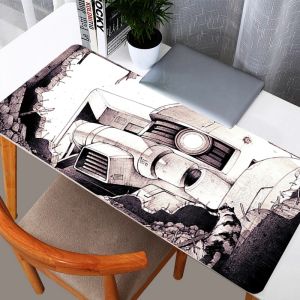 Bandai | Large Mouse Pad Gamer Mechanical Warrior Gundam Zaku II Keyboard Mousepad Pc Computer Desk Mat Gaming Pad Mouse Mats for CS GO