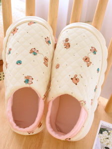 Breathable Thick Bottom Slip-On Maternity Shoes Spring Autumn Winter Seasonal Use Non-Slip Soft Bottom Heeled Postpartum Shoes