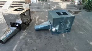 Thùng thổi trấu inox lắp cho đầu cối lức và cối trắng SC 1050