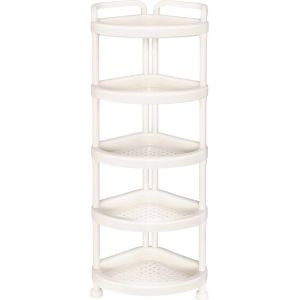 Bathroom Triangular Multi-layer Floor-standing Storage Rack Toilet Organizer Bathroom Sink Basin Shelf Plastic Utility Holder