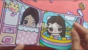 PAPERDOLL Edisi CHIBI CUTE GIRLS Buku Edukasi Anak Laminasi Glosy