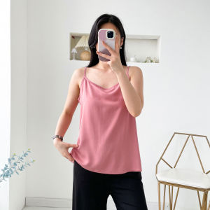 Áo Ba Lỗ Không Tay Bằng Vải Lụa Cotton Mùa Hè Mỏng Rộng Rãi Cho Nữ Áo Khoác Ngoài Áo Lót Lưng Đẹp Áo Không Tay Bằng Cotton Nhân Tạo