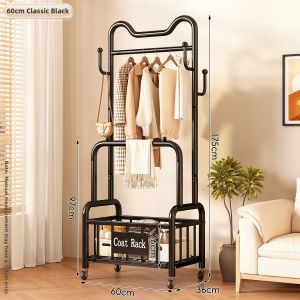 HAOMEIJIA | Movable Clothes Hanging Stand With Coarse Design
