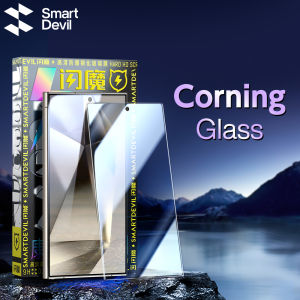 SmartDevil Corning Glass Screen Protector for Samsung S24 Ultra S24+ Samsung Galaxy S24 Tempered Glass Film Clear Anti-fingerprint