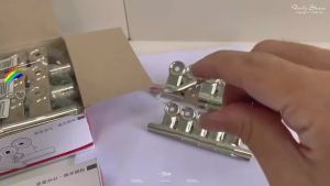 36 Gói Cực Lớn 75mm Bulldog Clip Thực Phẩm Chip Chất Kết Dính Gấp Kẹp Thép Trường Học Tại Nhà Đồ Dùng Văn Phòng