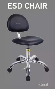ESD Chair/ ESD Cushion Chair/ Anti-static Cleanroom Chair/ KLESD/ Ready Stock