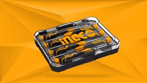 Bộ tua vít đồng hồ chuẩn 7 chi tiết INGCO HKSD0718 bộ tuốc nơ vít sửa chữa đồng hồ thép Cr-V siêu cứng có nam châm hút vĩnh cửu đầy đủ size  tua vít bake tua vít lục giác tua vít dẹp đóng hộp nhựa [chính hãng][xsafe][xtools]