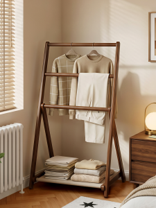 ZHUSHANXIA | Space Saving Floor Coat Rack