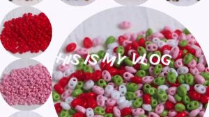 20 colors 2.5x5mm125pcs solid color pig nose double hole glass beads handmade bead DIY clothing embroidery accessories