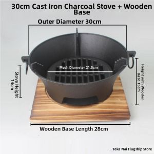 YUEKAI | Household Cast Iron Charcoal Stove