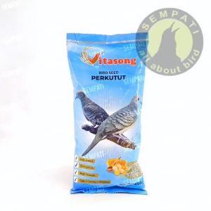 SEMPATI Vitasong Bird Seed Perkutut 450gr Pakan Harian Burung Perkutut Parkit Lovebird Pakan Biji Bijian Milet Campur Mix Seed Biji Kenari Godem Gabah Milet Putih Merah