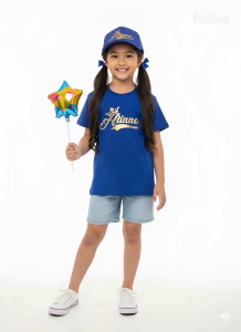 paket kaos dan topi untuk anak anak sablon nama anak combed 30s kaos standart distro