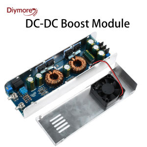 diymore | 1000W DC Boost Constant Voltage Constant Current Adjustable Power Module 12-75V To 12-85V DC-DC Boost Module
