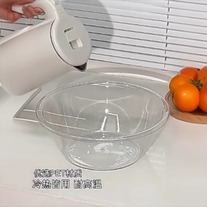 อ่างล้างหน้า กะละมังใส (ใบใหญ่) อ่างล้างหน้าพลาสติกใส แข็งแรง ใช้งานอเนกประสงค์