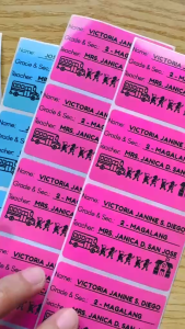 20pcs Name Stickers for Notebook Label