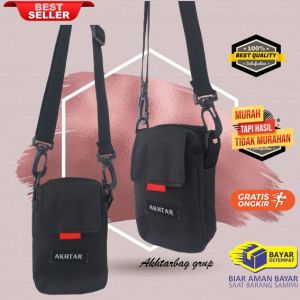 Tas Selempang Mini Tempat HP Pria Wanita Terbaru 2022 Kekinian Murah