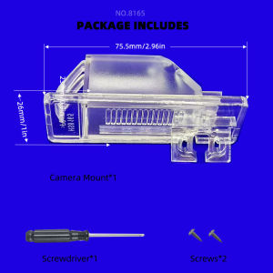 Backup Camera Bracket Vehicle Mount Holder License Plate Light Housing Fits Nissan Qashqai Patrol Kicks Sunny Infiniti Q50