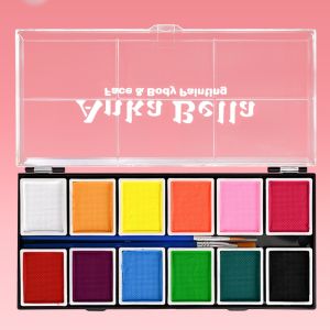 Face Paint Palette Stage Cos Makeup 12 Colors