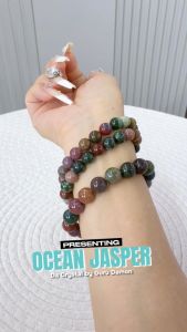 DA CRYSTAL Ocean Jasper Bracelet Crystal Gelang Tangan 海洋碧玉手链