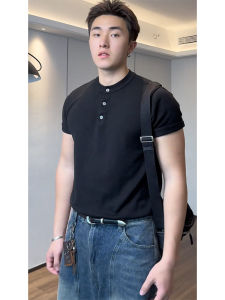 Áo Thun Polo Nam Tay Ngắn Dáng Ôm Cổ Polo Henry American Fitness Sport Cổ Polo Tay Ngắn Tay Dài Cotton Cotton 100% Mùa Hè